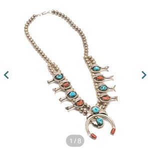 Navajo Squash Blossom Necklace (Wilbur Wauneka)